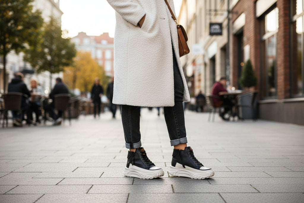 Botas Ou Xing Dama Urbanas Comodas