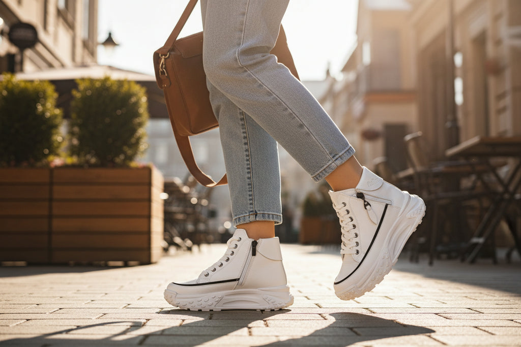 Botas Ou Xing Dama Urbanas Comodas